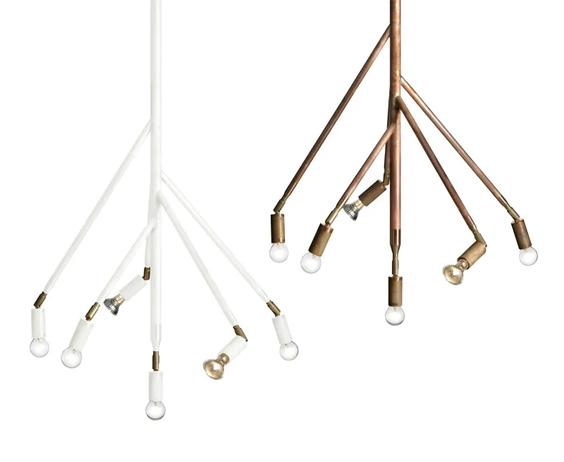 Lampe à suspension Kvist grand, blanc Örsjö Belysning