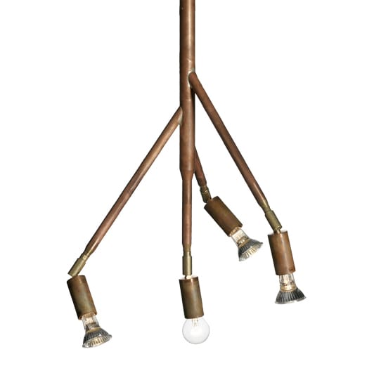 Lampe à suspension Kvist petit - cuivre brut - Örsjö Belysning