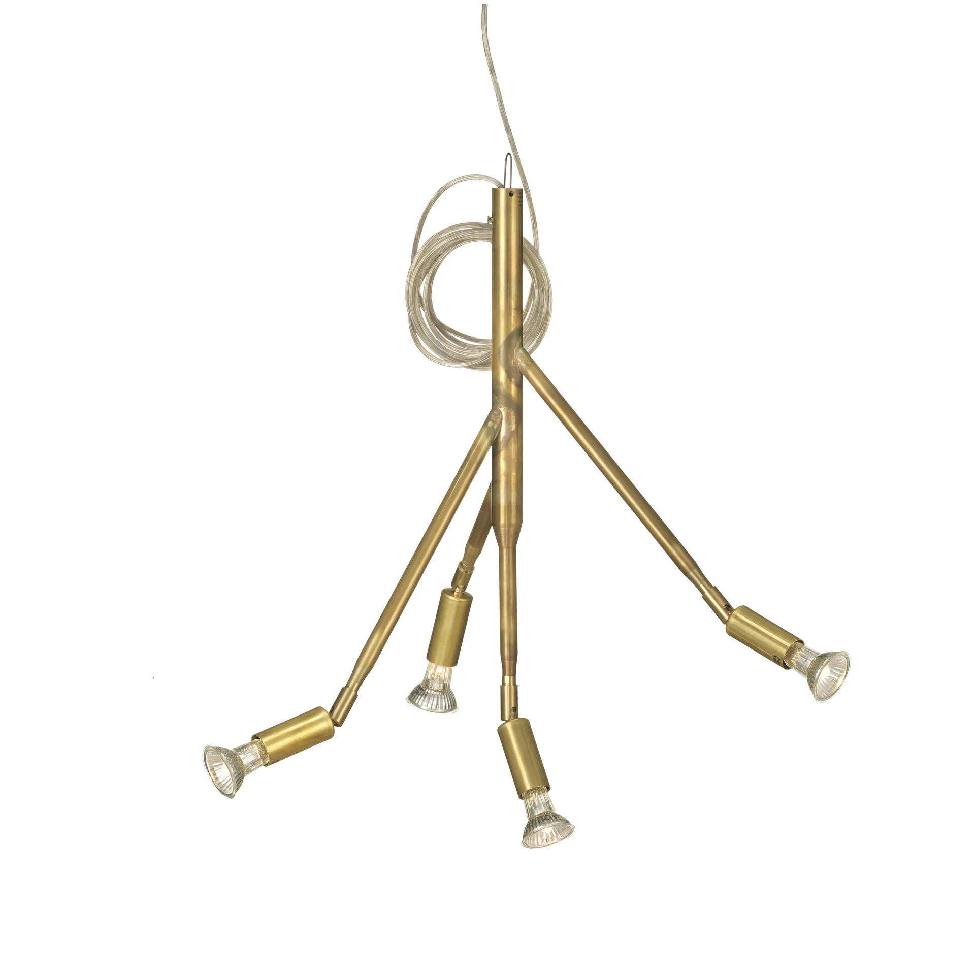 Lampe à suspension Kvist petit, laiton brut Örsjö Belysning