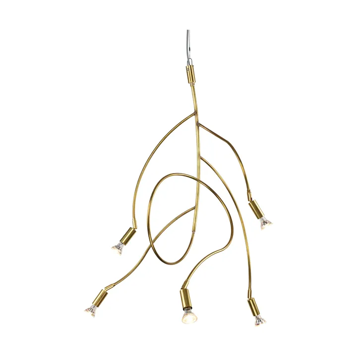 Lampe de plafond Ranka 5 - Laiton brut - Örsjö Belysning