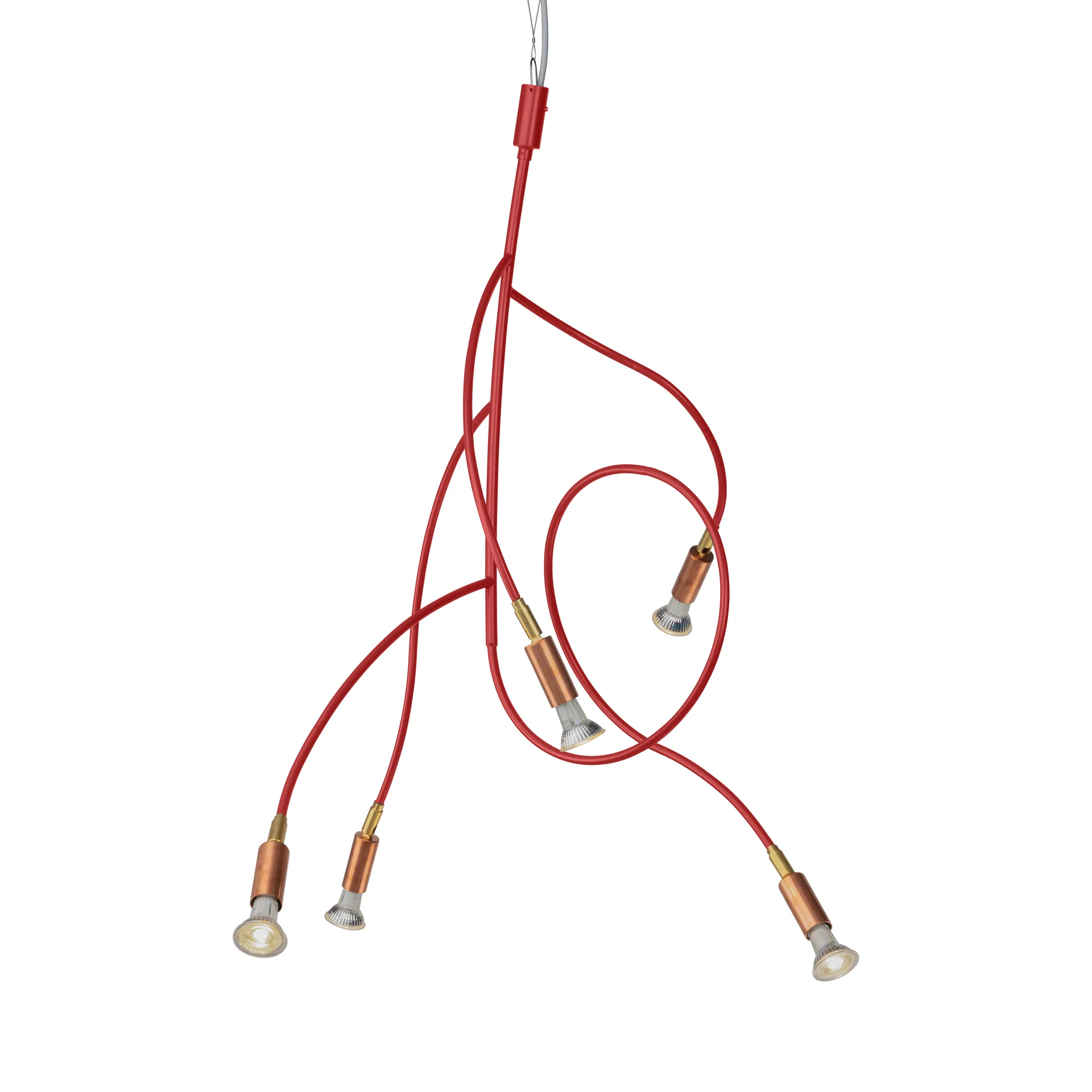 Lampe de plafond Ranka 5, Rouge Örsjö Belysning