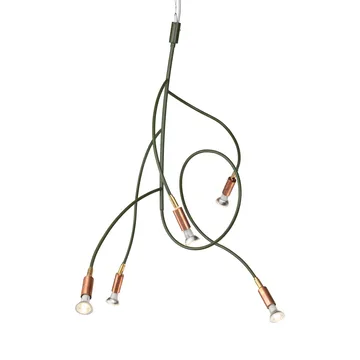 Lampe de plafond Ranka 5 - Vert olive - Örsjö Belysning