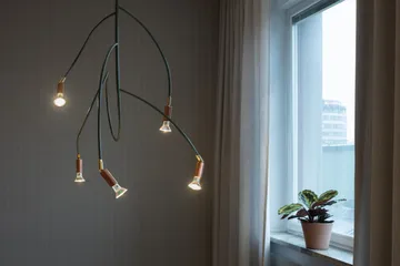 Lampe de plafond Ranka 5 - Vert olive - Örsjö Belysning