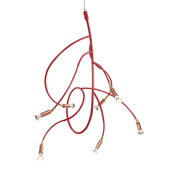 Lampe de plafond Ranka 7 - Rouge - Örsjö Belysning