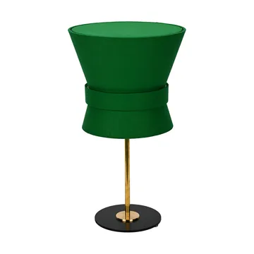 Lampe de table Bow - Laiton brut-emerald green, petit 50 cm - Örsjö Belysning