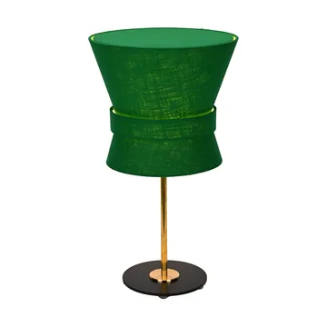Lampe de table Bow - Laiton brut-emerald green, petit 50 cm - Örsjö Belysning