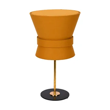 Lampe de table Bow - Laiton brut-yellow ochre, small 50 cm - Örsjö Belysning