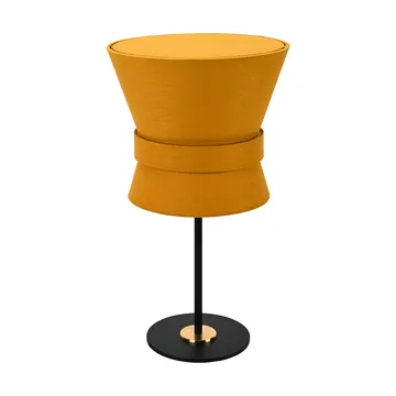 Lampe de table Bow - Noir-yellow ochre, petit 50 cm - Örsjö Belysning