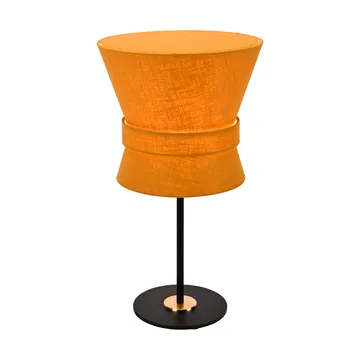 Lampe de table Bow - Noir-yellow ochre, petit 50 cm - Örsjö Belysning