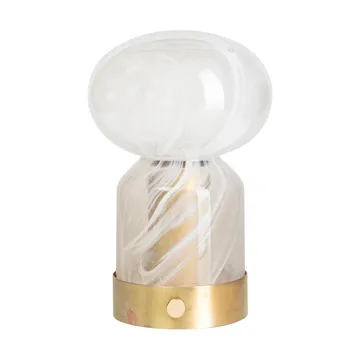 Lampe de table portable Essence Cloudy - Laiton-verre - Örsjö Belysning