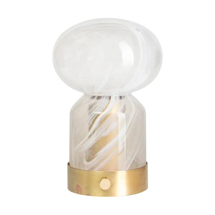 Lampe de table portable Essence Cloudy - Laiton-verre - Örsjö Belysning