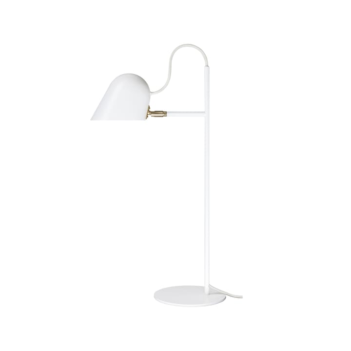 Lampe de table Streck - blanc, câble textile gris chaud - Örsjö Belysning