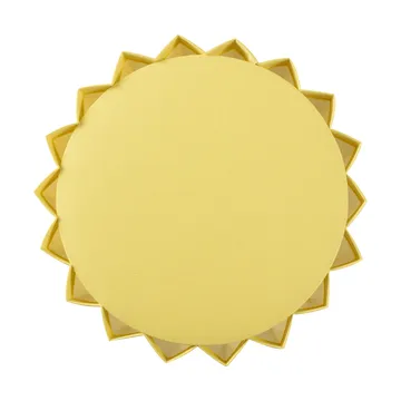 Lampe de table textile Plissé - Jaune - Örsjö Belysning