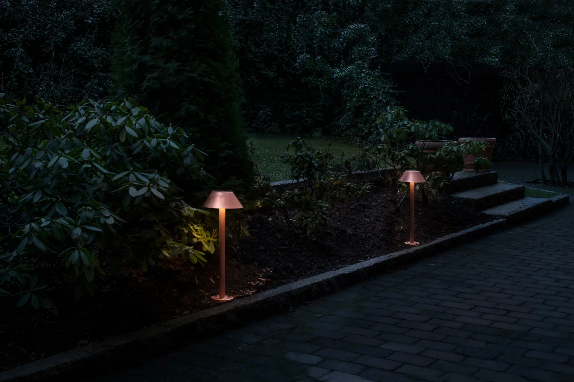 Lampe extérieure Cake High, Cuivre Örsjö Belysning