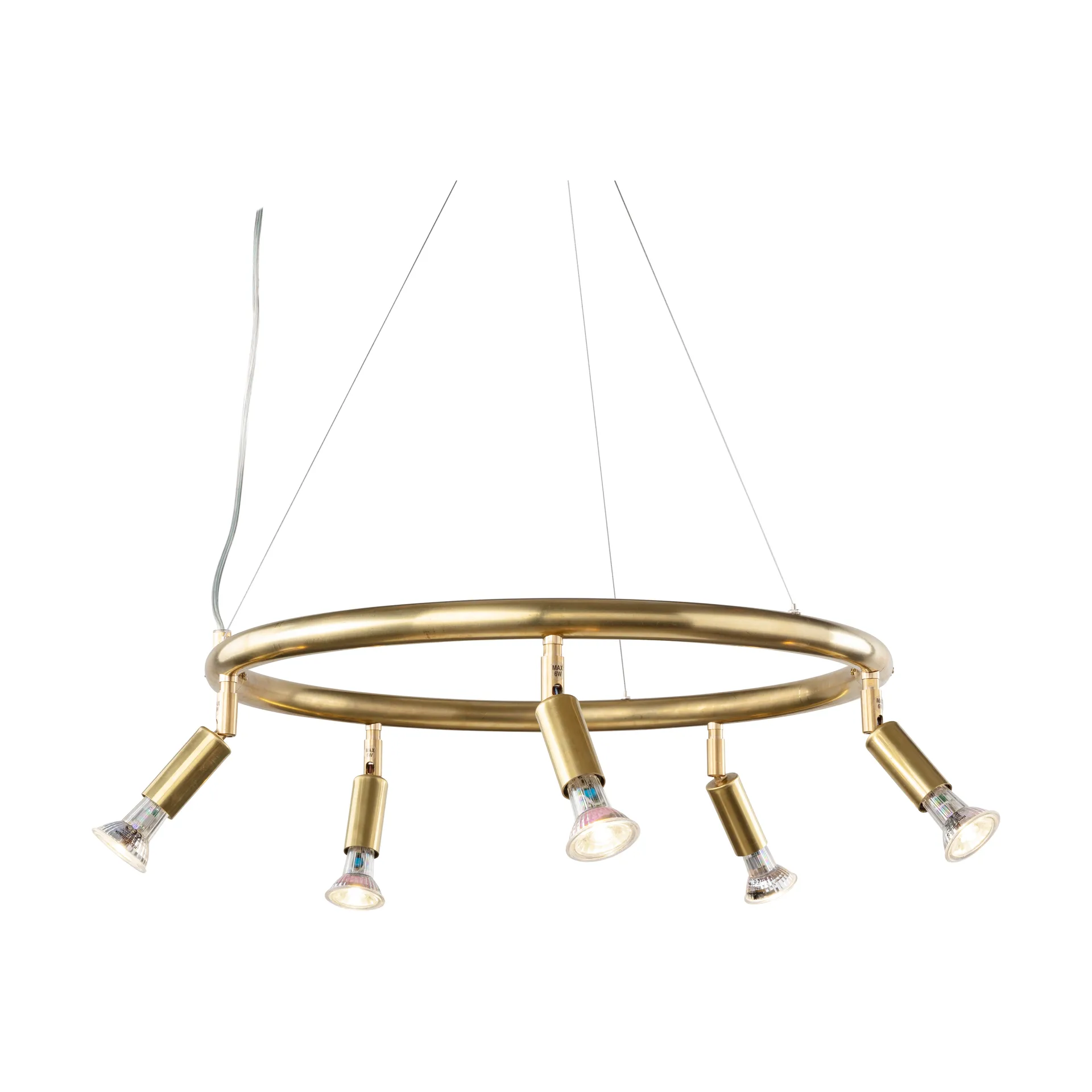 Spot plafonnier Star round 5 Ø60 cm, Laiton Örsjö Belysning