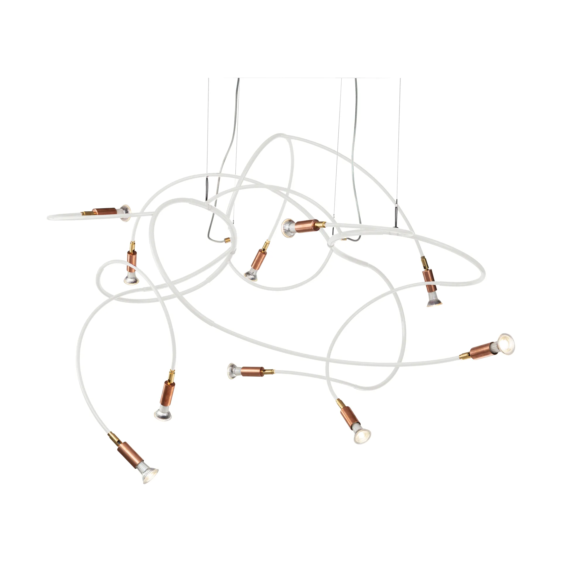 Suspension Andromeda 108 cm, Acier blanc Örsjö Belysning