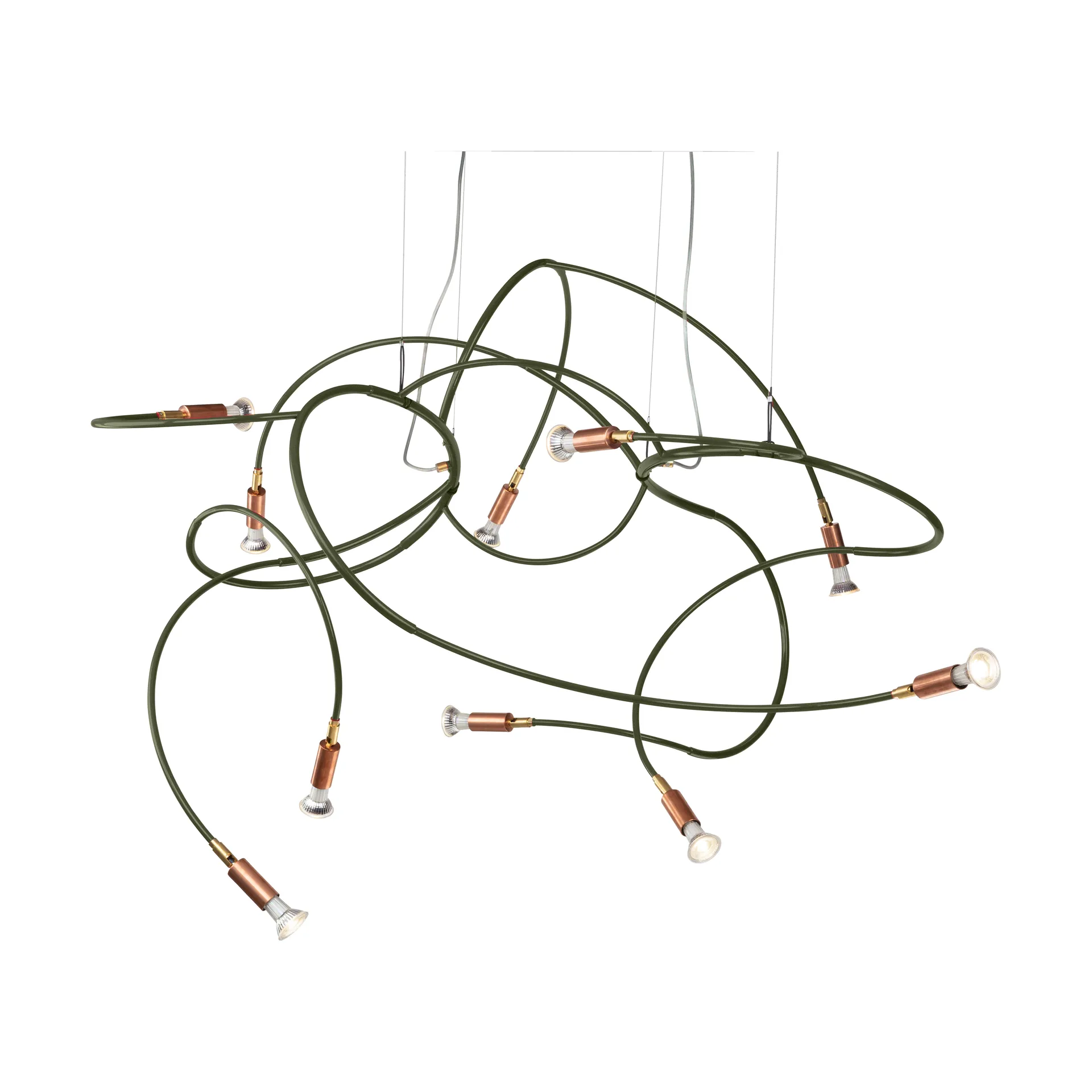 Suspension Andromeda 108 cm, Acier vert Örsjö Belysning