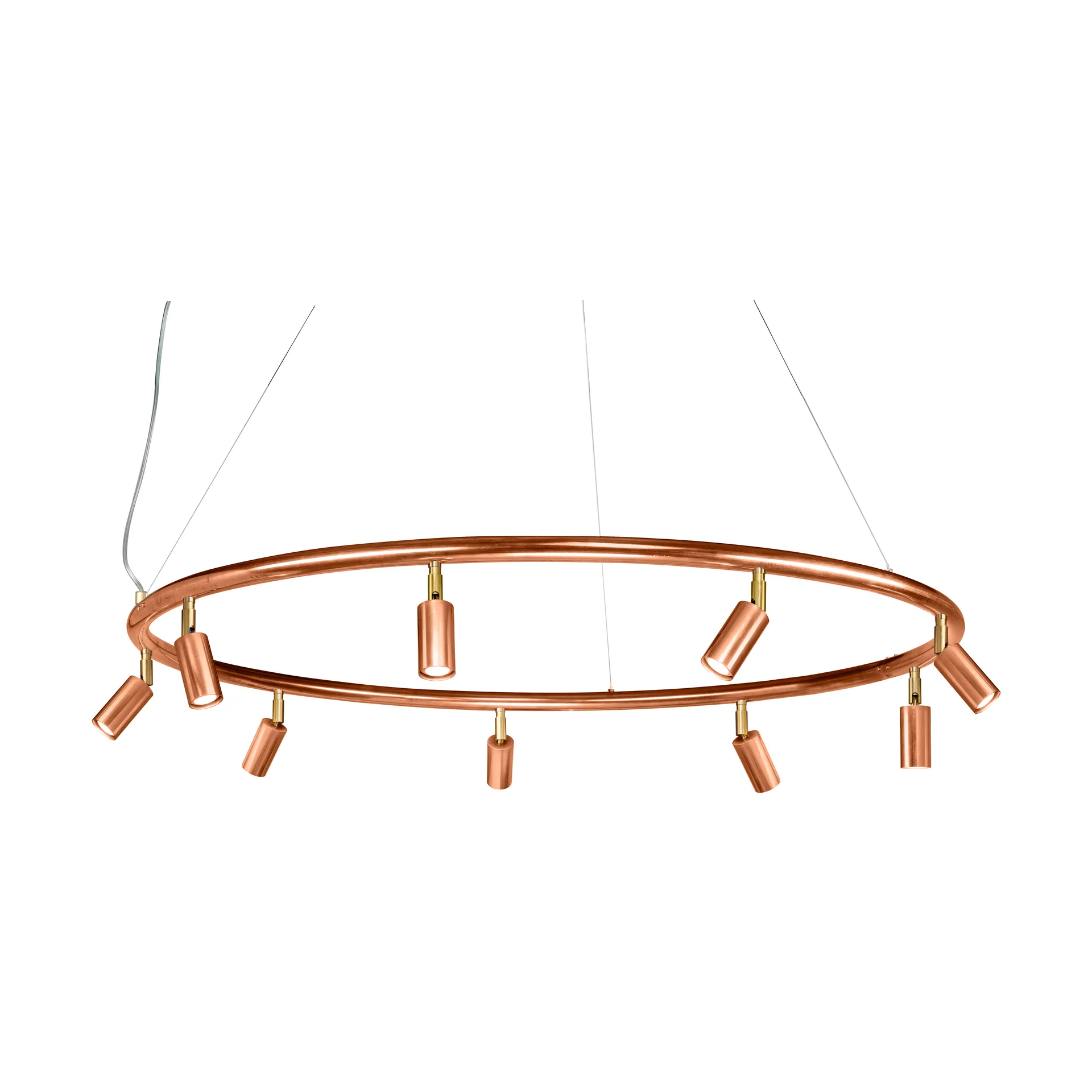 Suspension et applique ronde Starlight Ø100 cm, Cuivre brut Örsjö Belysning