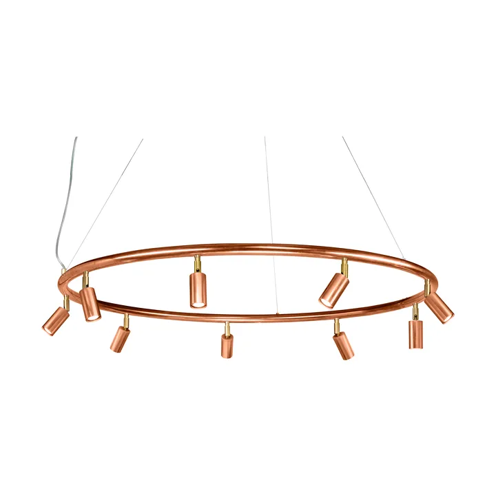 Suspension et applique ronde Starlight Ø100 cm - Cuivre brut - Örsjö Belysning