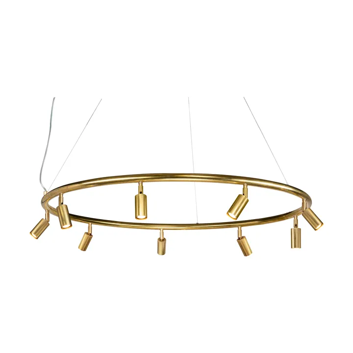 Suspension et applique ronde Starlight Ø100 cm - Laiton brut - Örsjö Belysning