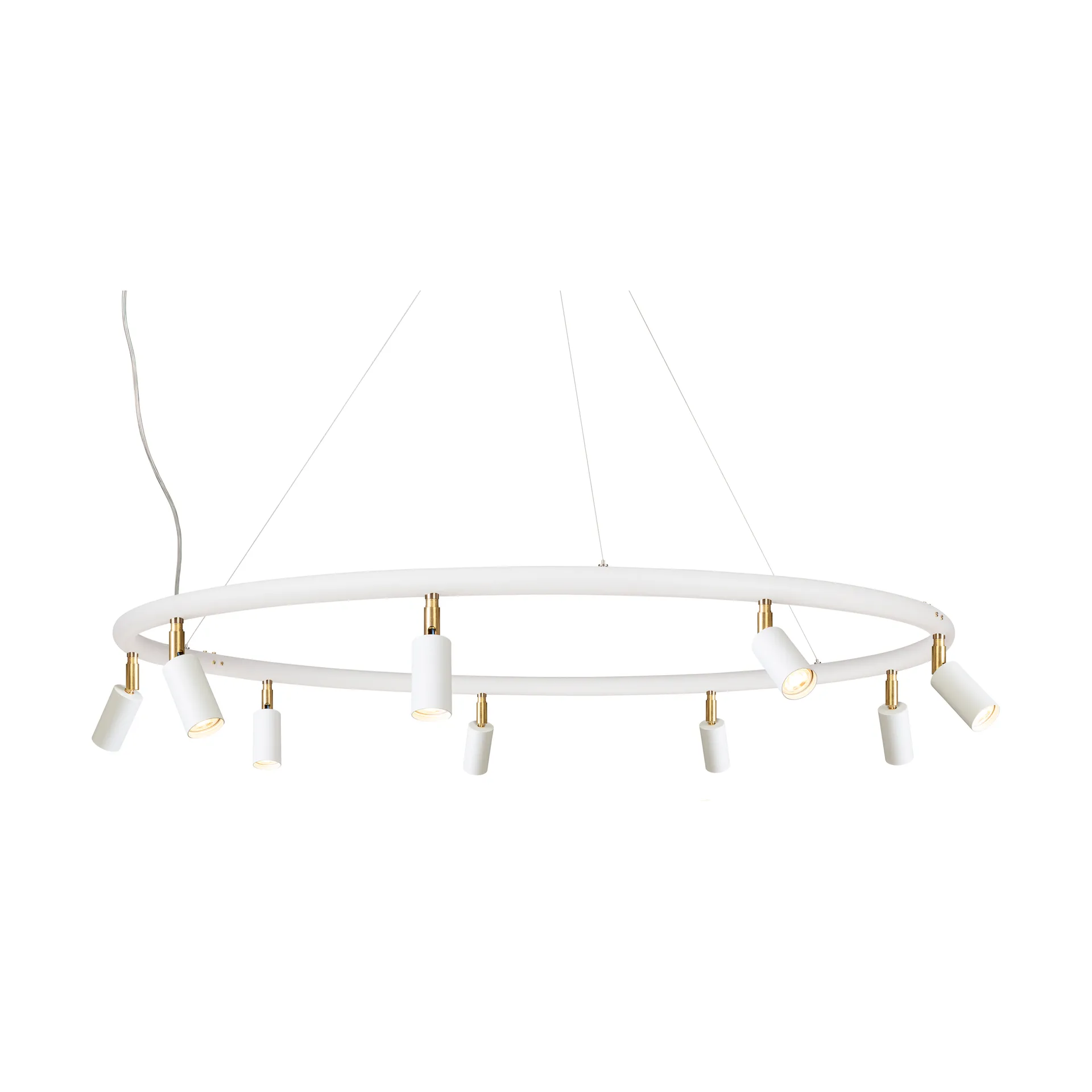 Suspension et applique ronde Starlight Ø100 cm, Laque structurée blanche RAL 9016 Örsjö Belysning