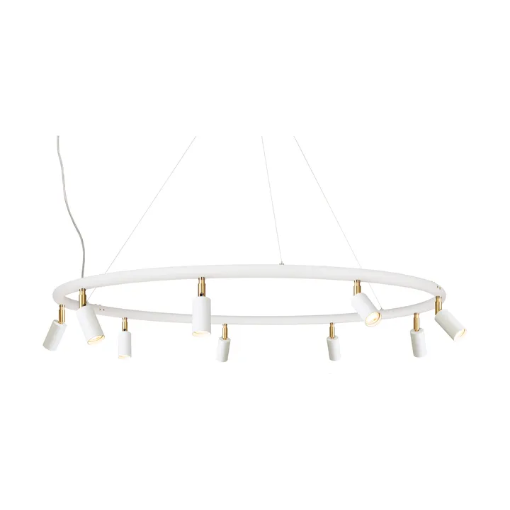 Suspension et applique ronde Starlight Ø100 cm - Laque structurée blanche RAL 9016 - Örsjö Belysning