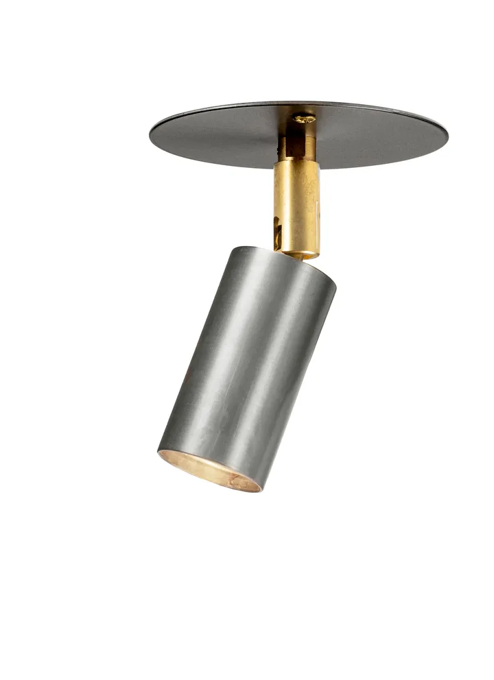 Suspension et applique Starlight 1 plate, montage fixe - Acier brut - Örsjö Belysning