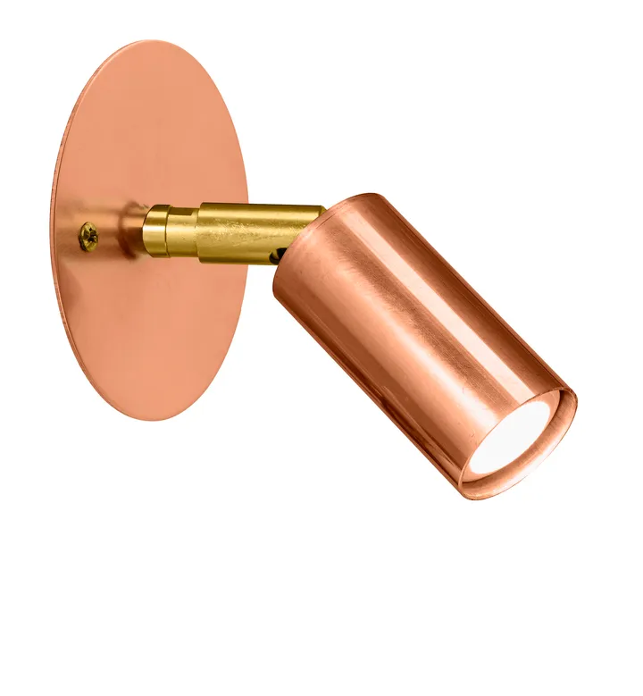 Suspension et applique Starlight 1 plate, montage fixe - Cuivre brut - Örsjö Belysning