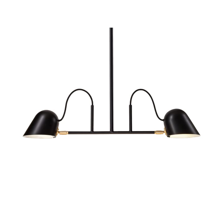 Suspension Streck 1400 - noir/laiton, montage fixe - Örsjö Belysning