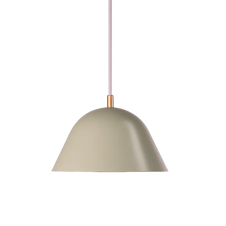 Suspension Streck grande 19x36 cm - Gris chaud RAL 7032 - Örsjö Belysning