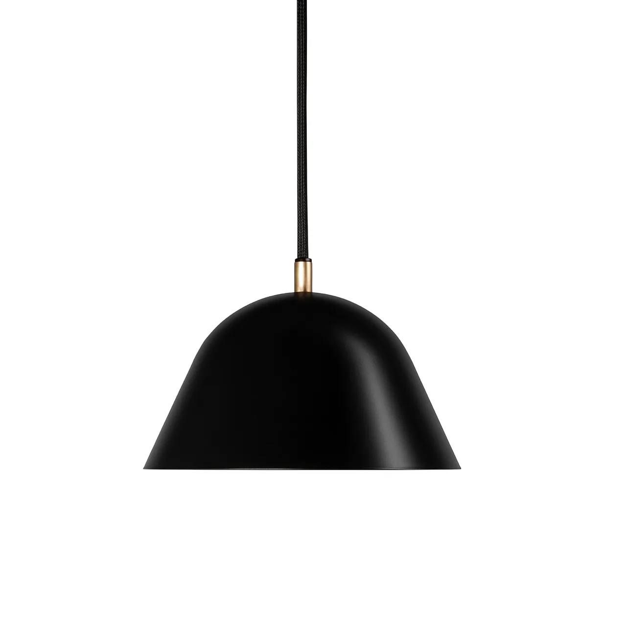 Suspension Streck grande 19x36 cm, Noir RAL 9005 Örsjö Belysning