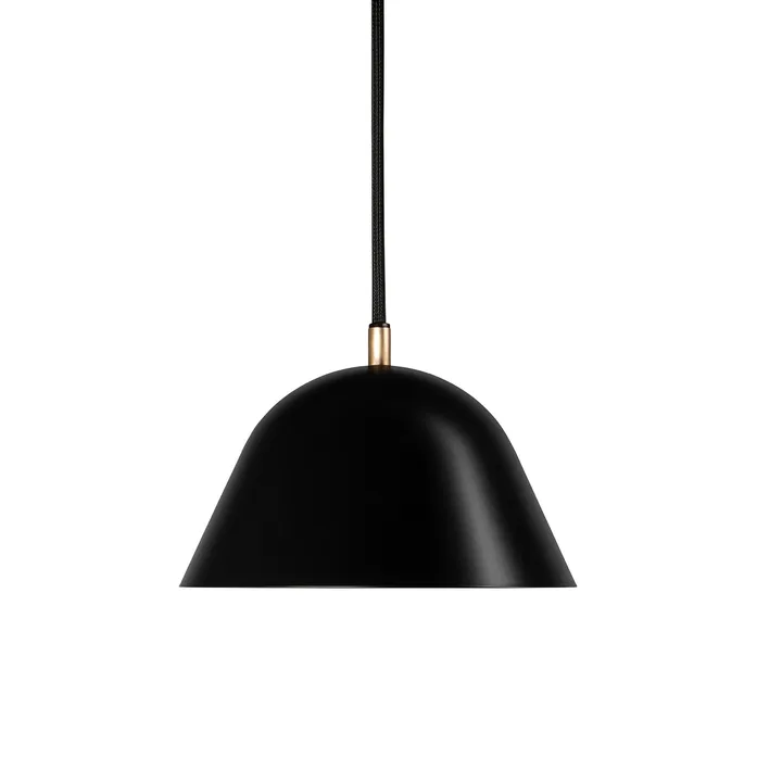 Suspension Streck grande 19x36 cm - Noir RAL 9005 - Örsjö Belysning