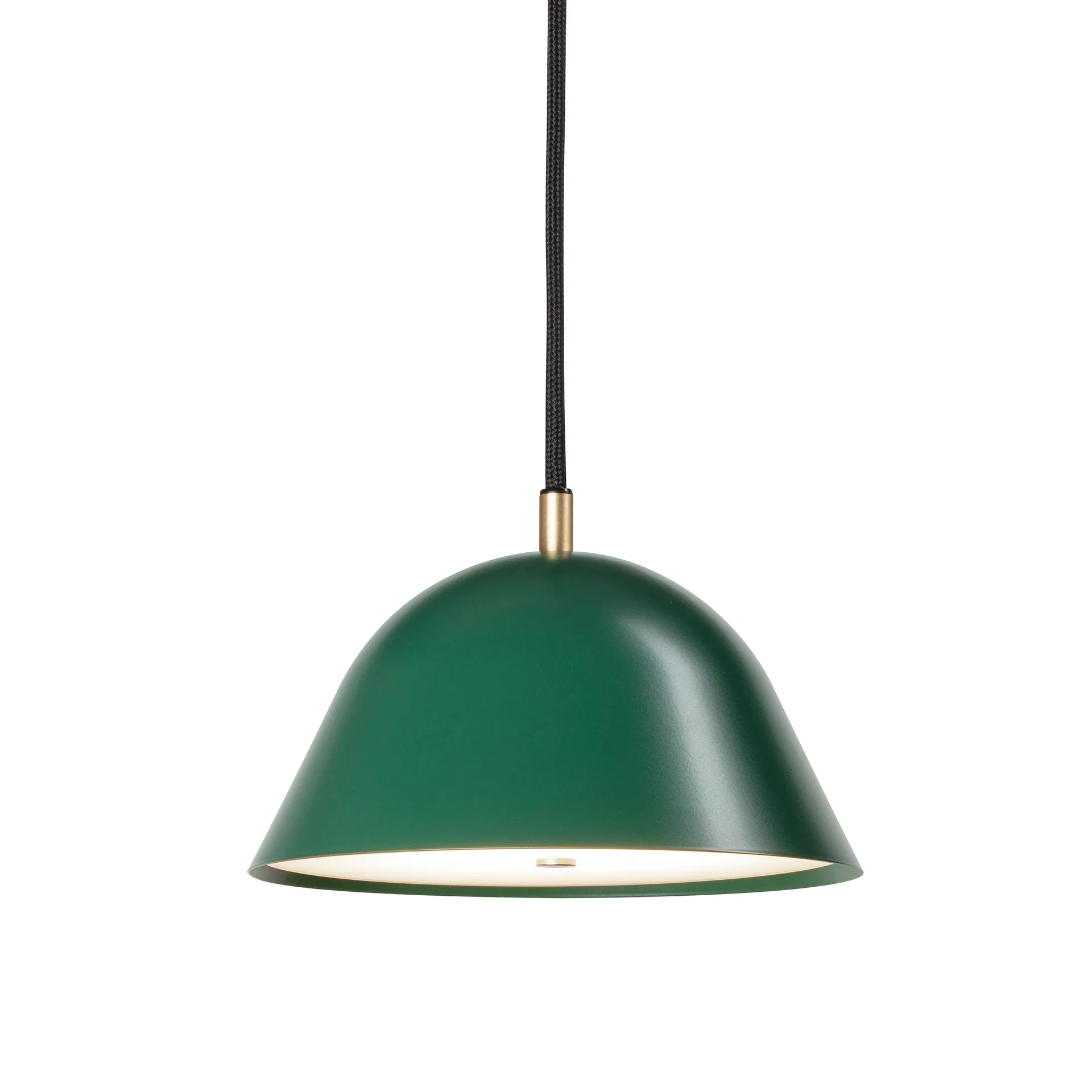 Suspension Streck petite 11x21 cm, Vert sapin RAL 6028 Örsjö Belysning