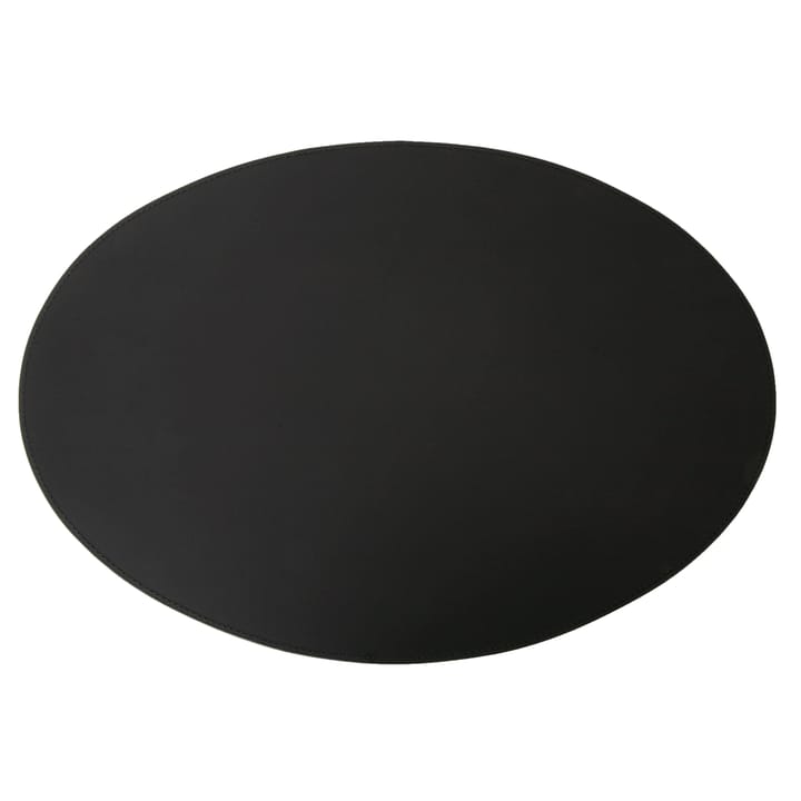 Set de table Ørskov cuir ovale 47x34 cm - Noir - Orskov