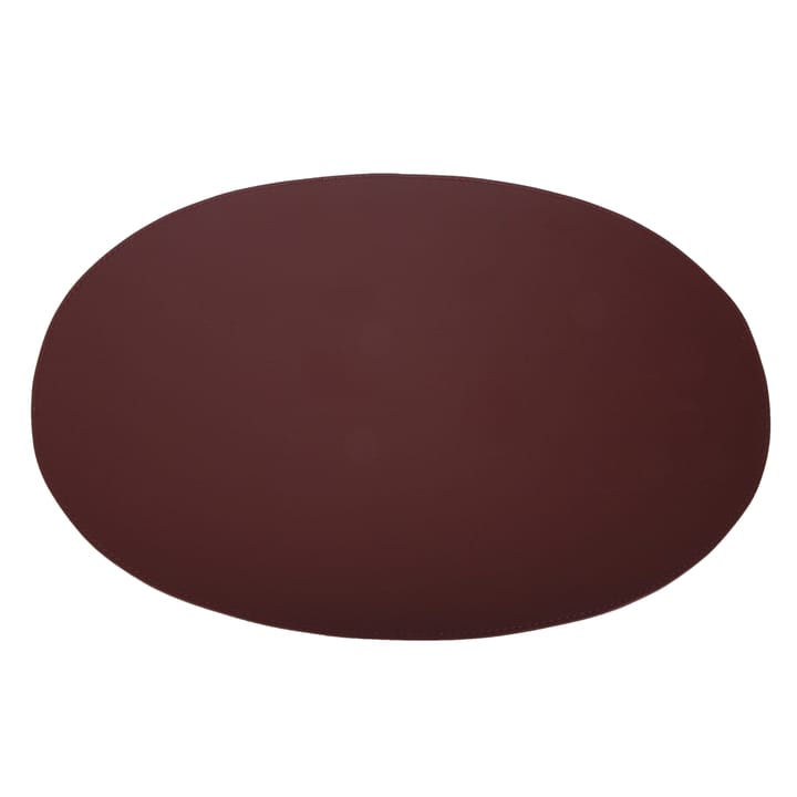 Set de table Ørskov cuir ovale - bordeaux - Orskov