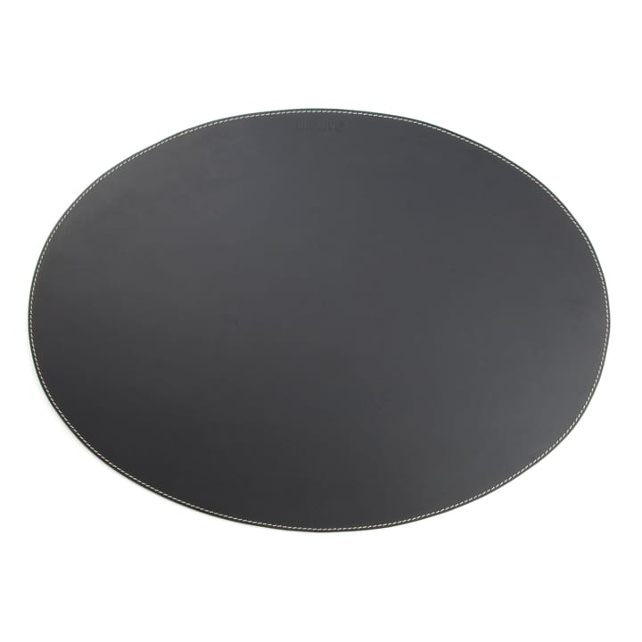 Set de table Ørskov cuir ovale - noir - Orskov
