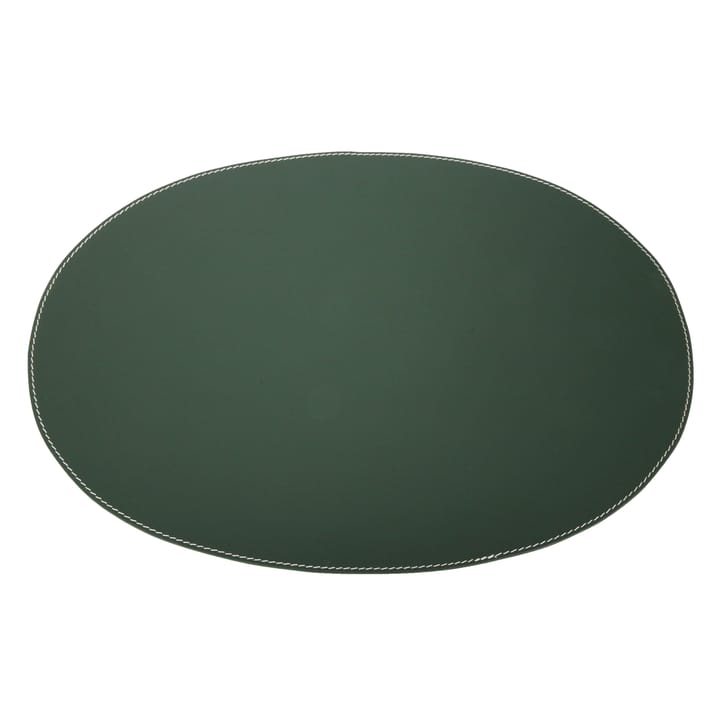 Set de table Ørskov cuir ovale - vert foncé - Orskov