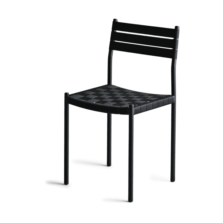 Chaise Nettan Chair, structure noire - Tissu noir - OX Denmarq