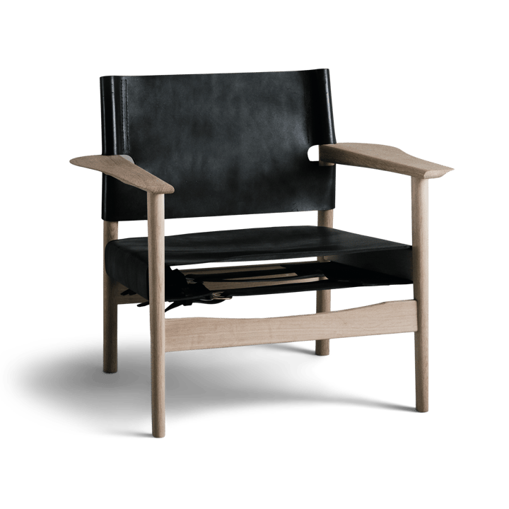 Fauteuil Autumn Chair structure en chêne traité au savon - Noir - OX Denmarq