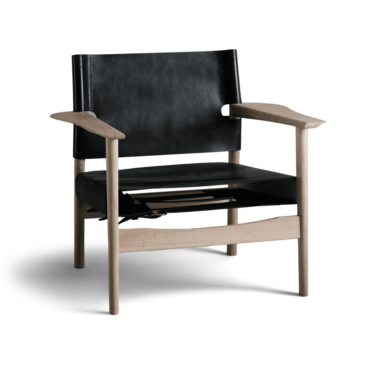 OX Denmarq Fauteuil Autumn structure en chêne traité au savon Noir