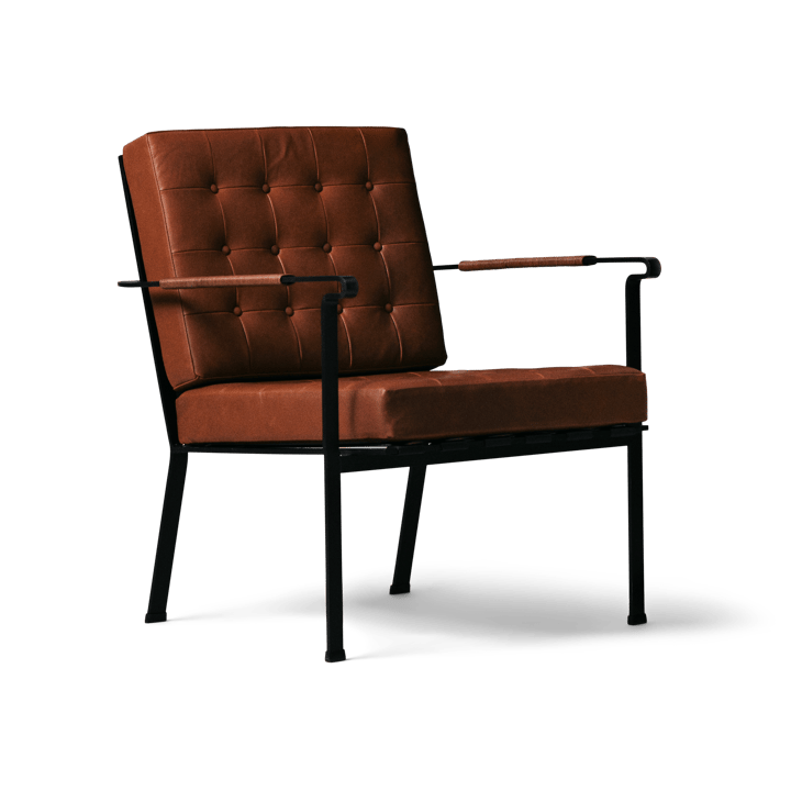 Fauteuil Heather Chair structure noire - Cognac - OX Denmarq