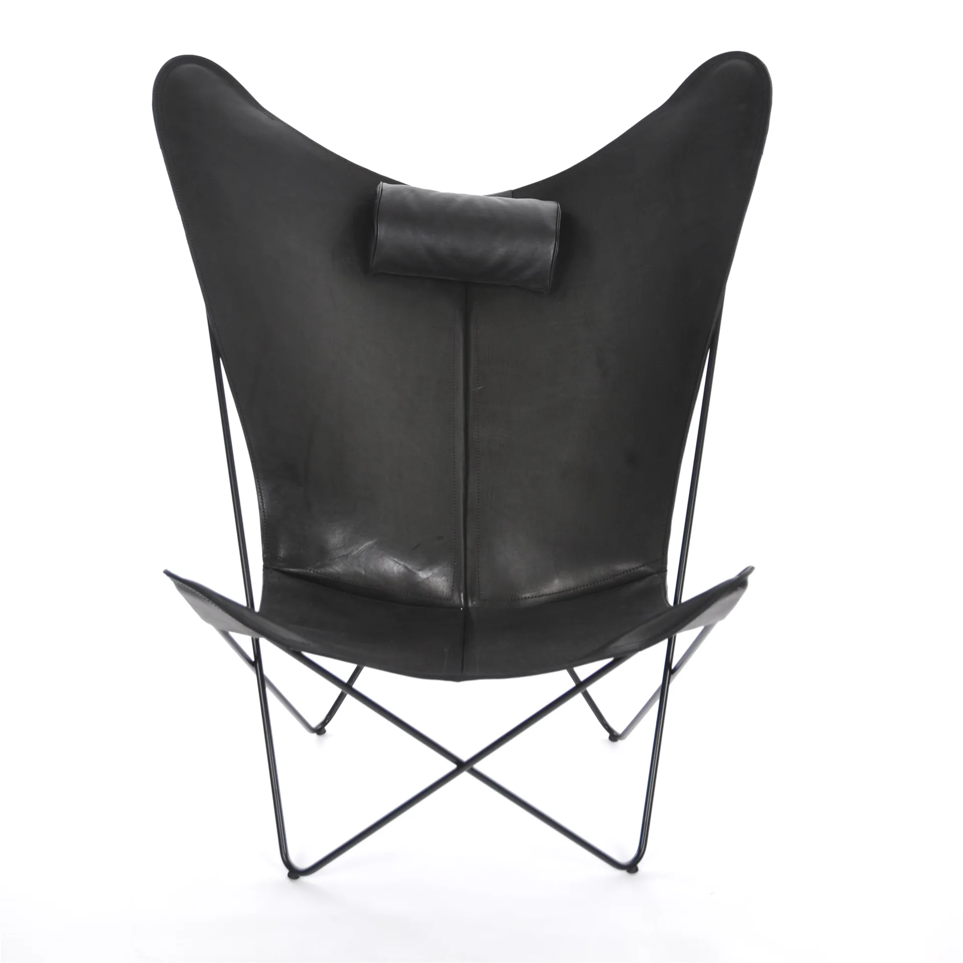 Fauteuil KS, structure noire, noir OX Denmarq