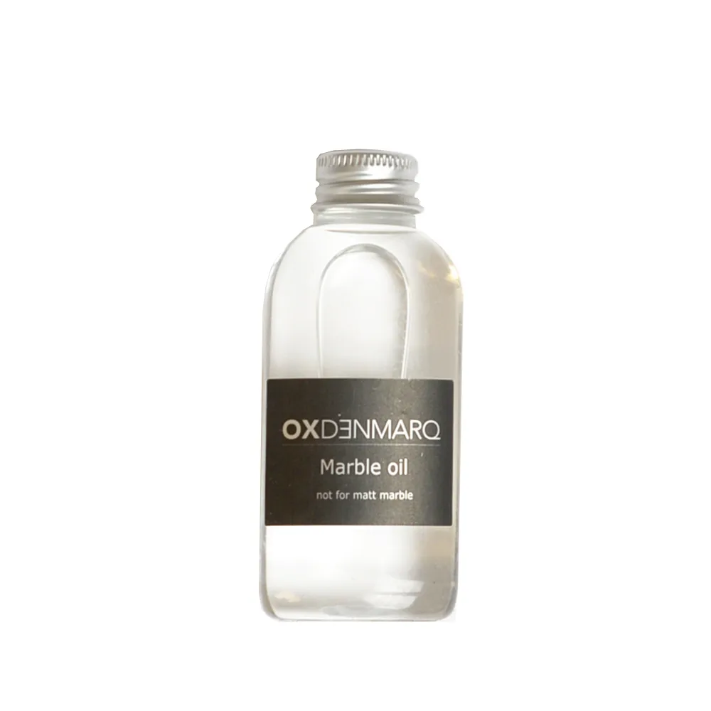 Huile de marbre pour l'entretien des meubles, Pour marbre blanc OX Denmarq