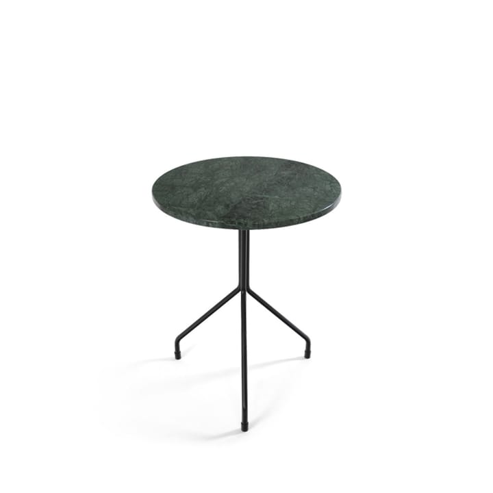 Table d'appoint Allforone - marbre vert, ø50, support noir - OX Denmarq