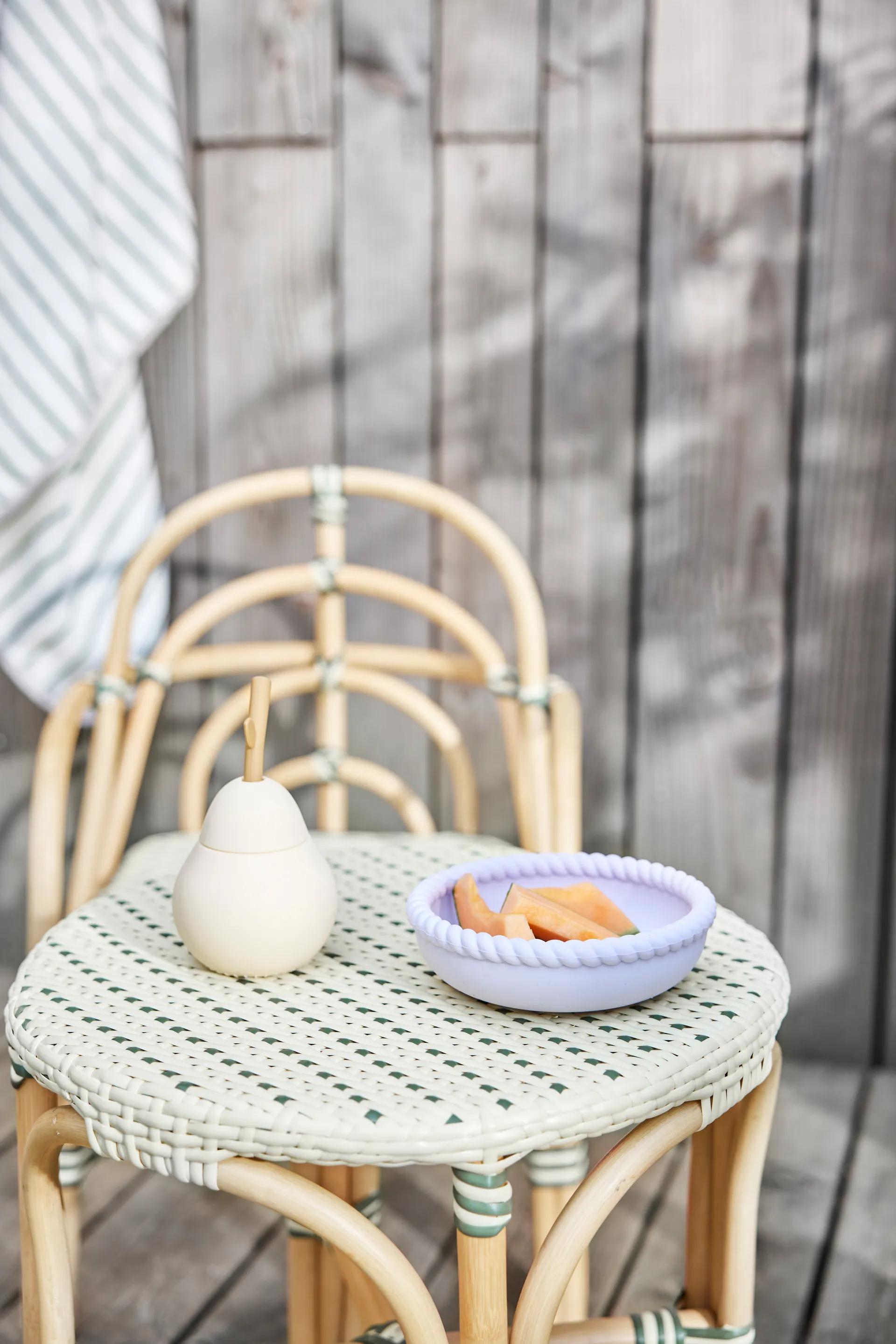 Assiette et bol Mellow, LightRubber-Lavender OYOY
