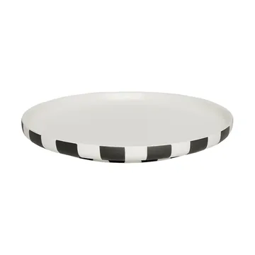 Assiette Toppu Ø20 cm - Black-white - OYOY