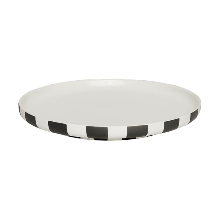 Assiette Toppu Ø20 cm - Black-white - OYOY