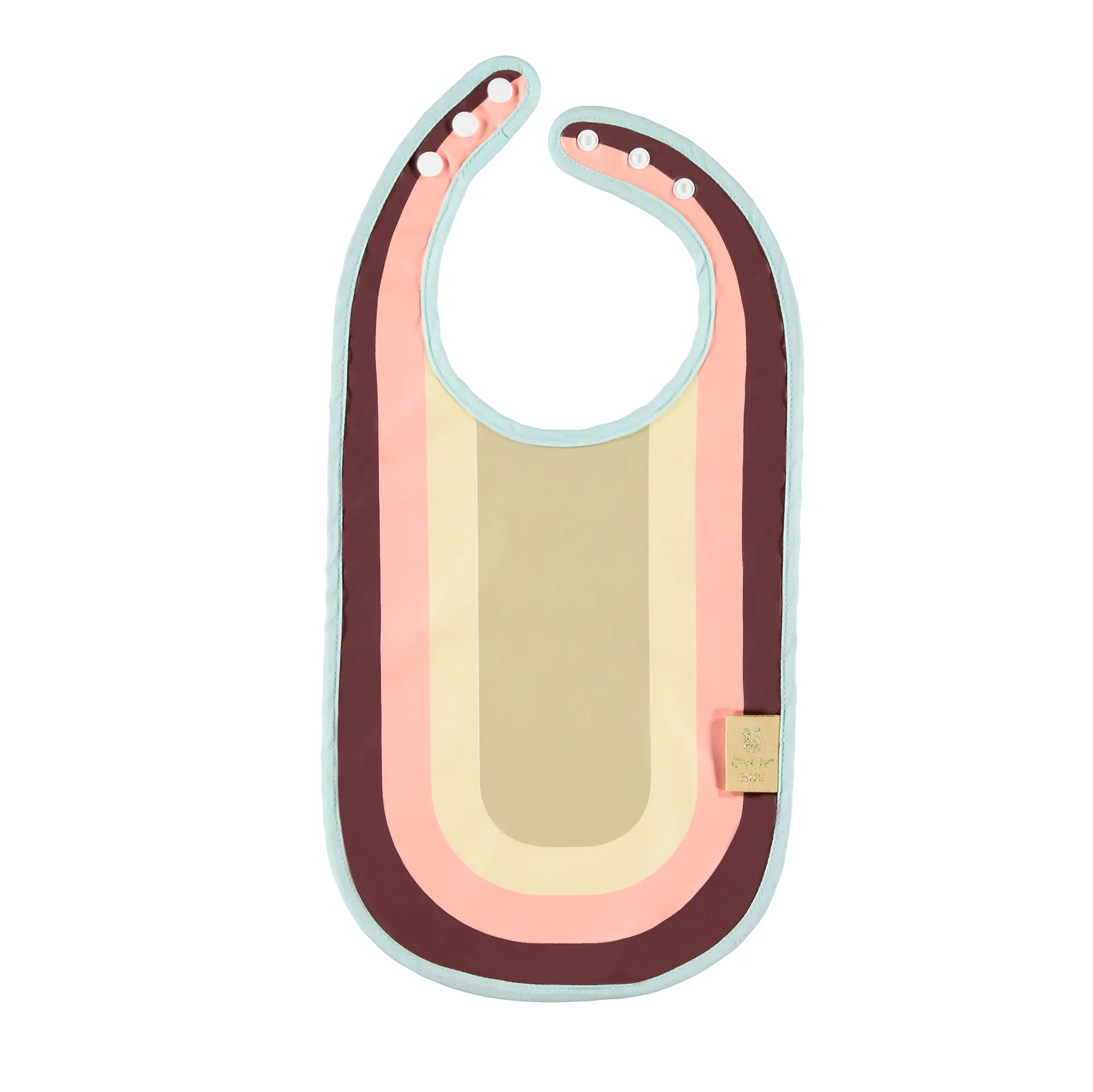 Bavoir Rainbow, Rose OYOY