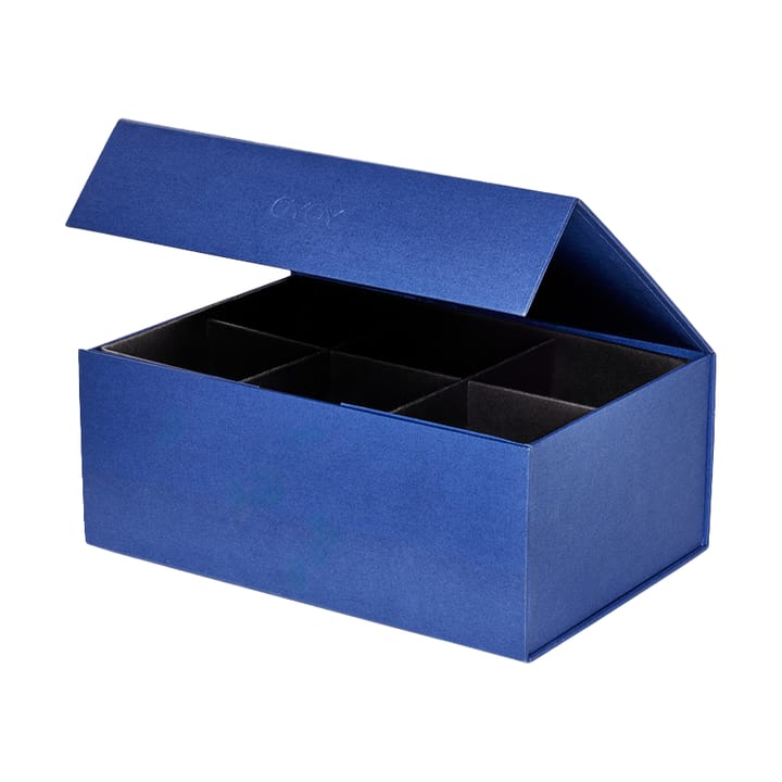 Boîte de rangement Hako 18x25 cm - Optic blue - OYOY