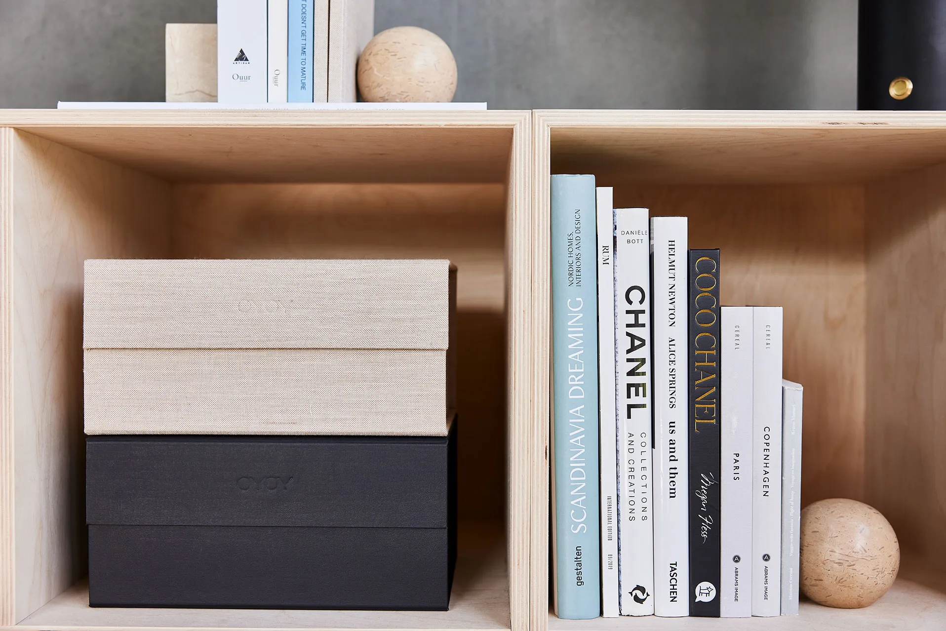 Boîte de rangement Hako A5, Noir OYOY